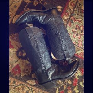 Lucchese 1883 black boots